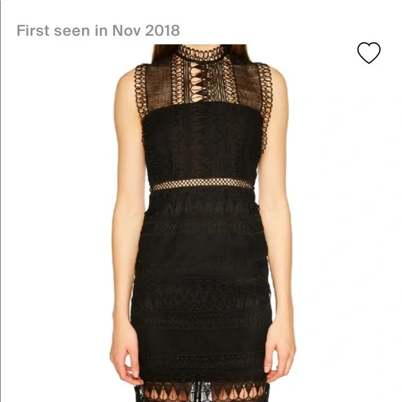 Black Bardot Dress - Picture 2 of 5